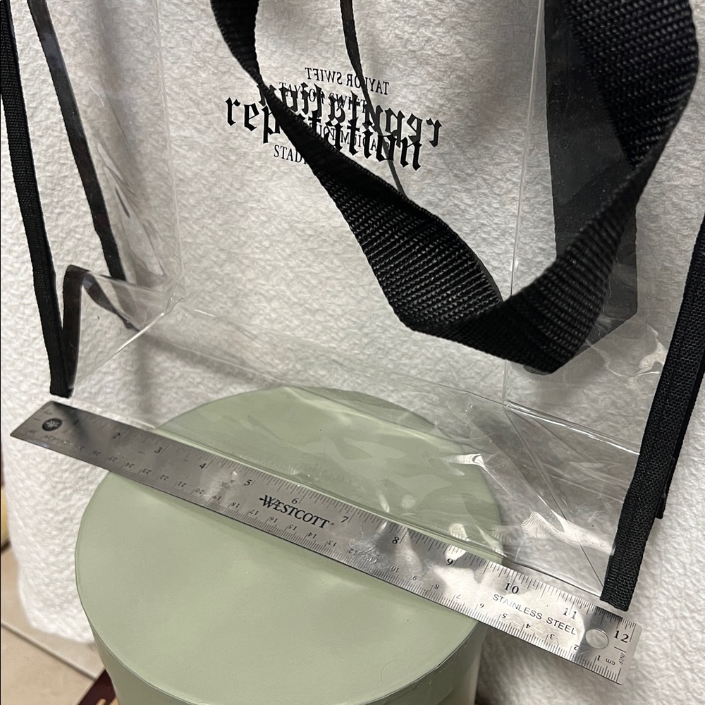 Taylor Swift Reputation Tour Clear Vinyl Tote Bag - Picture 7 of 7
